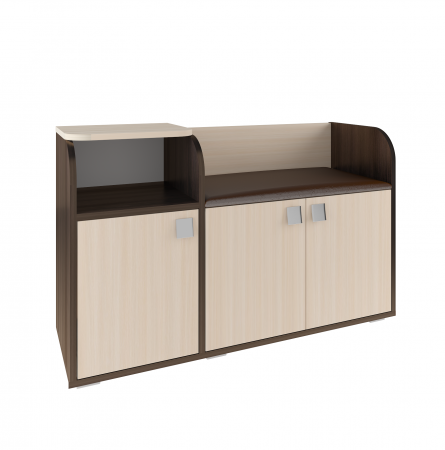 Тумба для обуви с мягким седением Ивушка 5(Бодега темная/бодега светлая) от магазина Мебельвозов в Нижнем Новгороде