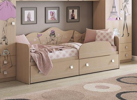 Детальное фото кровать софа амели от Мебельвозов Нижнем Новгороде