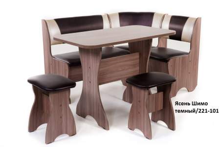 Кухонный уголок Тюльпан Ясень/221-101 от магазина Мебельвозов в Нижнем Новгороде