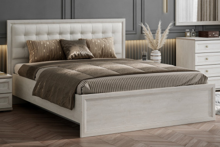 "Александрия" КР-102 Кровать 1,6 м с гибким основанием и мягким щитом ЩМ-102 от магазина Мебельвозов в Нижнем Новгороде