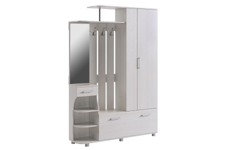 Прихожая Барселона-2 (белый рамух) от магазина Мебельвозов в Нижнем Новгороде