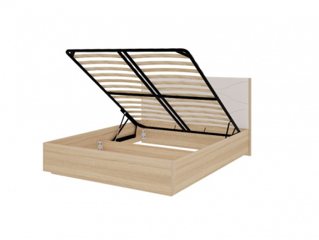 Кровать с подъемным механизмом 1.4 Люкс Зара (Дуб сонома/Белый)		 от магазина Мебельвозов в Нижнем Новгороде