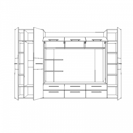 Модульная гостинная Сити 1 от Mebelvozov в Нижнем Новгороде