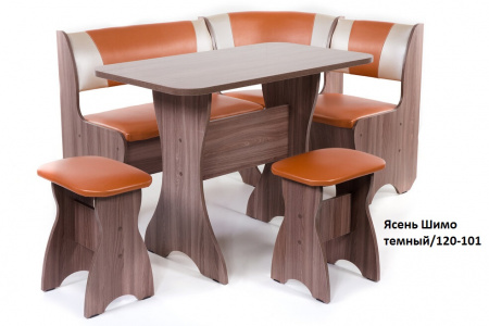 Кухонный уголок "Тюльпан" Венге/109-101 от магазина Мебельвозов в Нижнем Новгороде