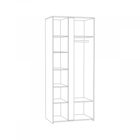 Трувор Шкаф 13.204.01 от компании Мебельвозов в Нижнем Новгороде