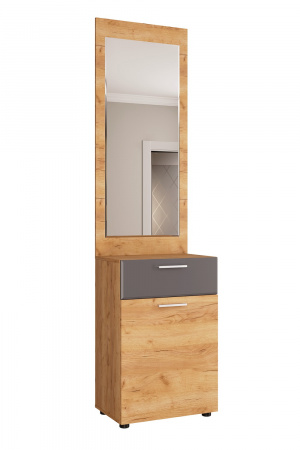 САФАРИ ТМ-002 Тумба с зеркалом (Дуб крафт золотой) от магазина Мебельвозов в Нижнем Новгороде