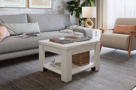 Стол журнальный Адам 1 (белый рамух) от Mebelvozov в Нижнем Новгороде