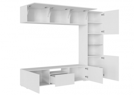 СТЕНФОРД НМ Стенка МДФ (Белый/Белый матовый) от интернет магазина Mebelvozov в Нижнем Новгороде