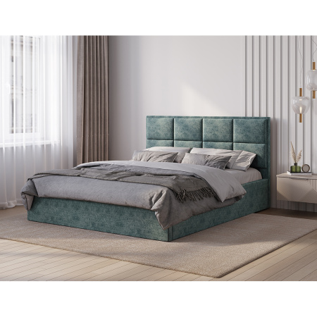 Кровать 160х200 с подъемным механизмом Линда (морская волна) от магазина Мебельвозов в Нижнем Новгороде