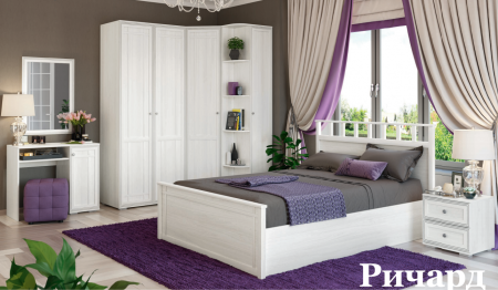 Шкаф двухстворчатый РШ-23 Ричард (анкор светлый) от компании Мебельвозов в Нижнем Новгороде