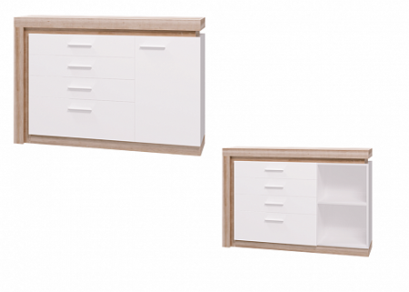 Люмен 03 Комод (белый глянец) от магазина Мебельвозов в Нижнем Новгороде