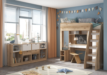 КИВИ КР-02 Кровать-чердак детальное изображение от магазина mebelvozov.ru в Нижнем Новгороде