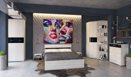 Шкаф 2х-дверный Сити 2 от компании Мебельвозов в Нижнем Новгороде