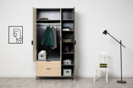 Марвэл Шкаф 16.317.03 (Темно - серый U2601) от компании Мебельвозов в Нижнем Новгороде