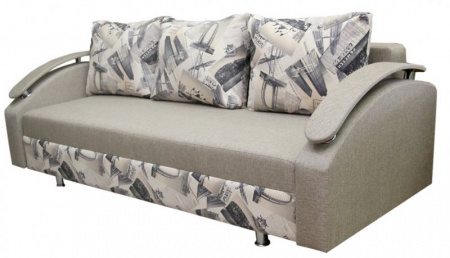 Диван еврокнижка Канзас плюс с подлокотниками от магазина Мебельвозов в Нижнем Новгороде