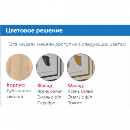 Модульная мебель для спальни Мадлен. Комплект 2 от магазина Мебельвозов в Нижнем Новгороде