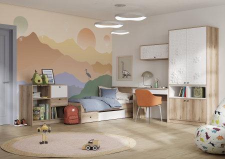 Модульная детская Киви. Комплект 1 детальное изображение от магазина mebelvozov.ru в Нижнем Новгороде