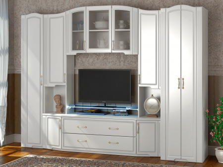 Шкаф-пенал ЛЕВЫЙ «Виктория 17» от компании Мебельвозов в Нижнем Новгороде