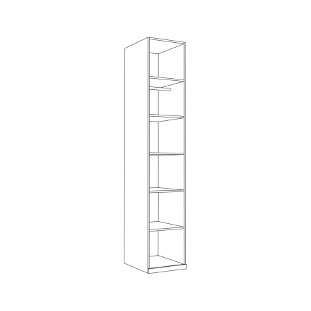 Валенсия шкаф-пенал 13.207 от компании Мебельвозов в Нижнем Новгороде