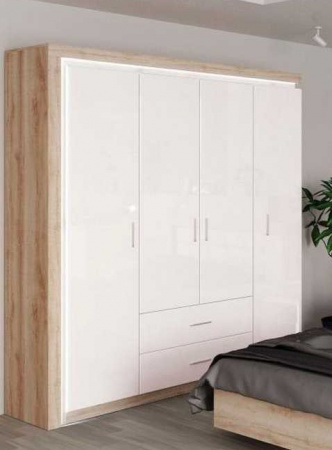 Шкаф 4-х створчатый Люмен №16  от компании Мебельвозов в Нижнем Новгороде