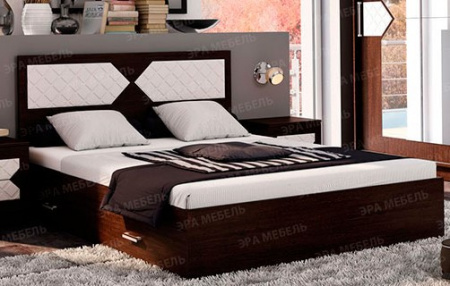 Кровать Николь 1.6 (венге) от магазина Мебельвозов в Нижнем Новгороде