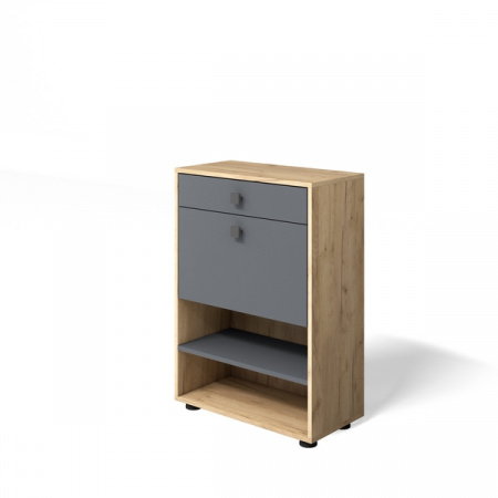 Обувница "Мини-Лайт" МЛ-4 (графит/дуб золотой крафт) от магазина Мебельвозов в Нижнем Новгороде