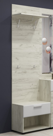 САФАРИ ТМ-003 Тумба с вешалкой (Дуб крафт белый) от магазина Мебельвозов в Нижнем Новгороде