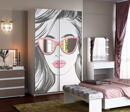 Шкаф-купе "Мемори" ШКК-01 1400_600/800 от компании Мебельвозов в Нижнем Новгороде