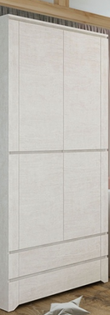 Шкаф 2-х створчатый для одежды Твист 01 детальное изображение от магазина mebelvozov.ru в Нижнем Новгороде