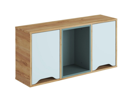 RICH Полка навесная ПН-001 (Мята/голубой) от компании Мебельвозов в Нижнем Новгороде