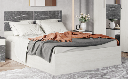 Кровать с ортопедическим основанием Теана 160х200 (ясень анкор светлый) от магазина Мебельвозов в Нижнем Новгороде