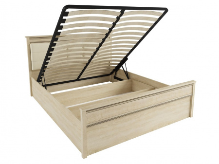 Кровать Ливорно 1,6 ЛКР-1 с подъёмным механизмом (дуб сонома) от магазина Мебельвозов в Нижнем Новгороде