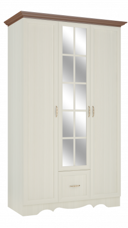 Шкаф трехдверный в спальню Латте 3 от компании Мебельвозов в Нижнем Новгороде