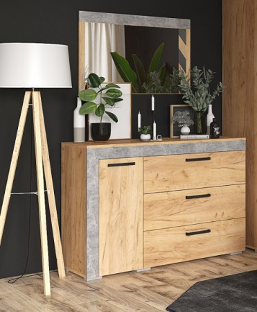Комод Адель (дуб крафт/ателье) от магазина Мебельвозов в Нижнем Новгороде