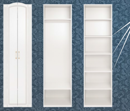  Шкаф распашной 2-х дверный «Виктория» 16 от компании Мебельвозов в Нижнем Новгороде