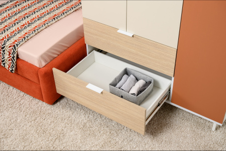 Марвэл Шкаф 16.317.03 (Белый PE шагрень) от компании Мебельвозов в Нижнем Новгороде