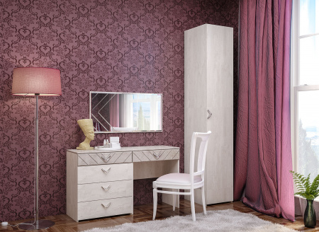 Амели Шкаф комбинированный 08.49 пенал от компании Мебельвозов в Нижнем Новгороде