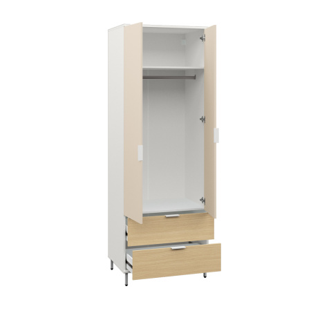 Марвэл Шкаф 16.317.02 (Белый PE шагрень) от компании Мебельвозов в Нижнем Новгороде