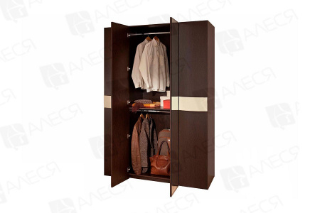  Шкаф с зеркалом  Амели 555 (Венге) от компании Мебельвозов в Нижнем Новгороде