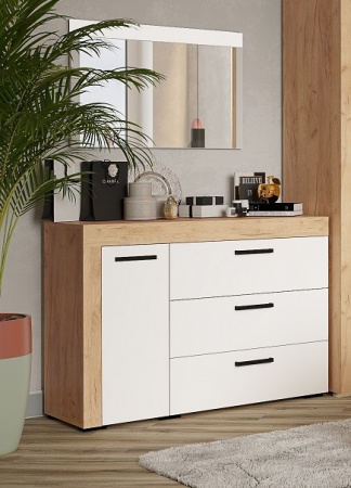 Комод Адель (белый/дуб крафт) от магазина Мебельвозов в Нижнем Новгороде
