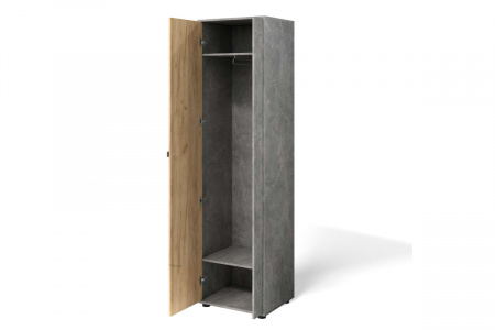 Шкаф распашной "Мини-Лайт" МЛ-2 (ателье светлое/дуб золотой крафт) от компании Мебельвозов в Нижнем Новгороде