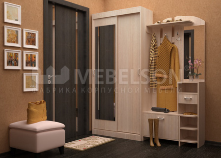 Прихожая Мила (Дуб Сонома) от магазина Мебельвозов в Нижнем Новгороде