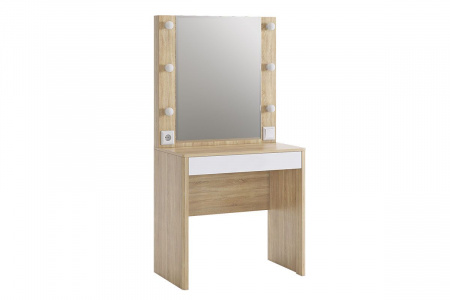 Трюмо Зара (Дуб сонома/белый) от магазина Мебельвозов в Нижнем Новгороде