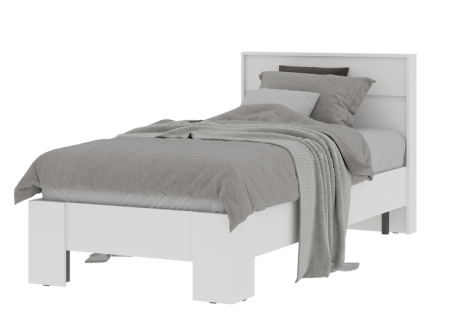 ХЕЛЕН КР 01 Кровать 900 (БЕЛЫЙ) от магазина Мебельвозов в Нижнем Новгороде