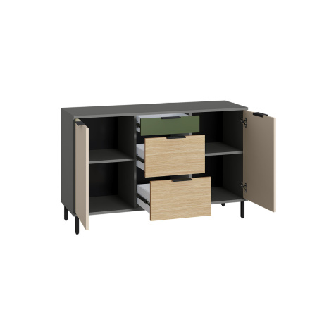 Марвэл Комод 16.234.02 (Темно - серый U2601) от магазина Мебельвозов в Нижнем Новгороде