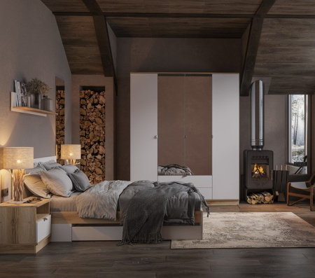 Модульная спальня ЮККИ от магазина Мебельвозов в Нижнем Новгороде