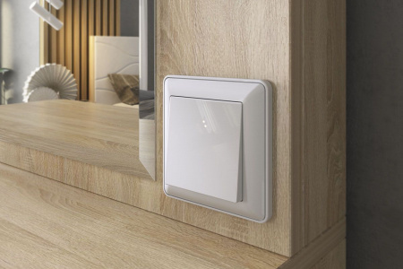 Трюмо Зара (Дуб сонома/белый) от магазина Мебельвозов в Нижнем Новгороде