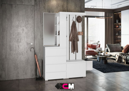 ХЕЛЕН ПР-01 Прихожая (БЕЛЫЙ) от магазина Мебельвозов в Нижнем Новгороде