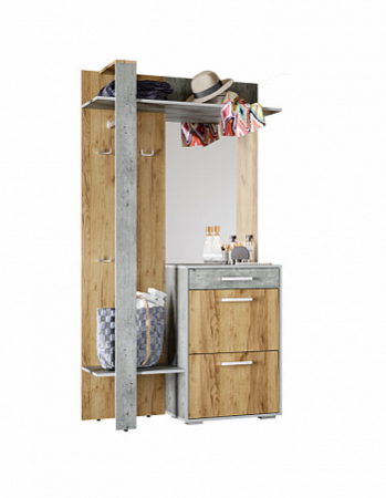 Вешалка Кензо (Крафт/бетон) от магазина Мебельвозов в Нижнем Новгороде