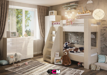 Модульная мебель для детской Симба. Комплект 3 детальное изображение от магазина mebelvozov.ru в Нижнем Новгороде